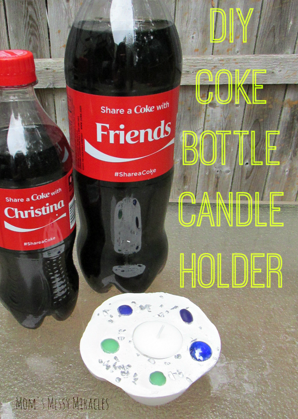 DIY Coke Bottle Candle Holder The Shirley Journey