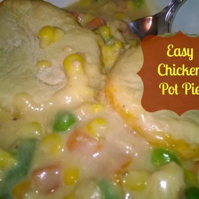 Easy Chicken Pot Pie with Biscuits