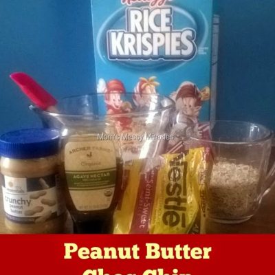 Peanut Butter Chocolate Chip Krispy Granola Bars