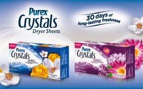 Purex Crystals Dryer Sheets