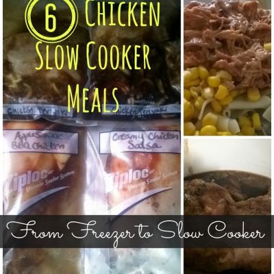 Chicken Slow Cooker Meals for Your Freezer