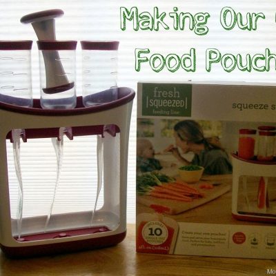 Making Our Own Baby Food Pouches with Infantino