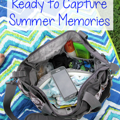 Diaper Bag Ready to Capture Summer Memories