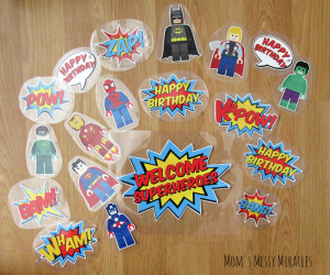 LEGO Superhero Party - The Shirley Journey