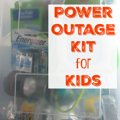 Power Outage Kit for Kids