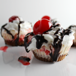 Cherry Cheesecake Ice Cream Cupcakes