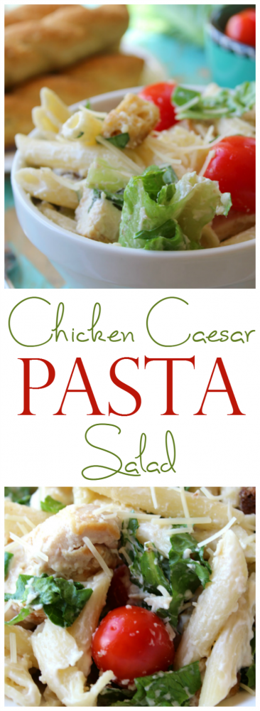 Chicken Caesar Pasta Salad - The Shirley Journey