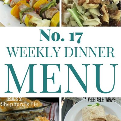 Weekly Dinner Menu #18
