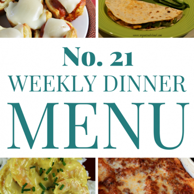 Weekly Dinner Menu #21