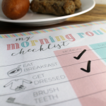 Ad: Printable Morning Checklist for Kids
