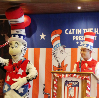 Carnival wants you to Vote Cat in the Hat for President!