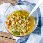 Curry Turkey and Rice Soup