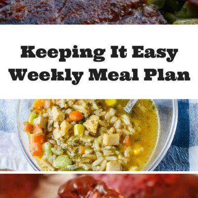 Easy Weekly Meal Plan #4
