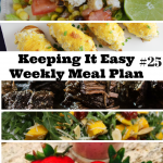 Easy Weekly Meal Plan #25