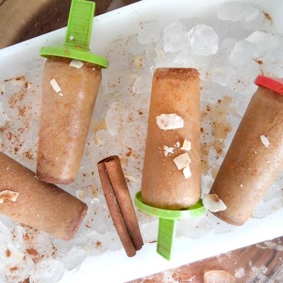 Coconut Cinnamon Ice Coffee Pops