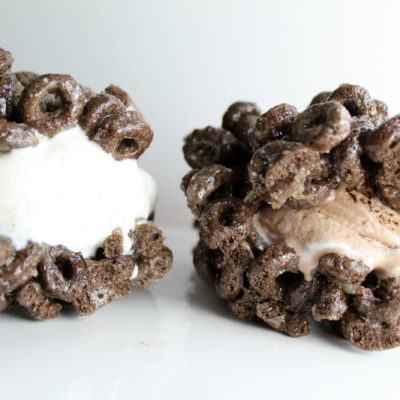 Cereal Ice Cream Sandwiches
