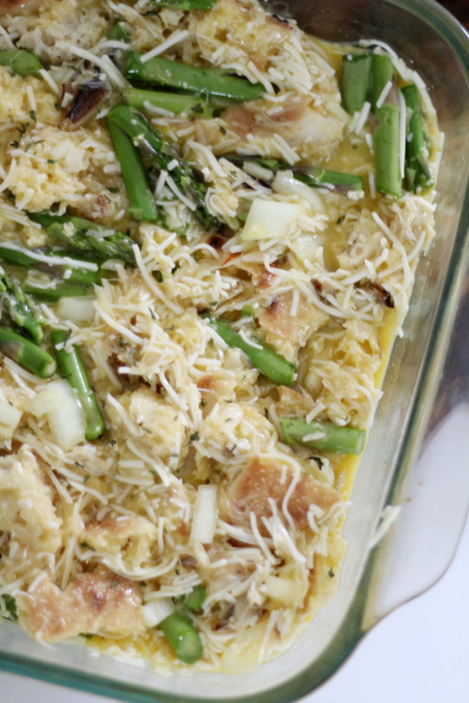 Cheesy Crab & Asparagus Egg Bake The Shirley Journey