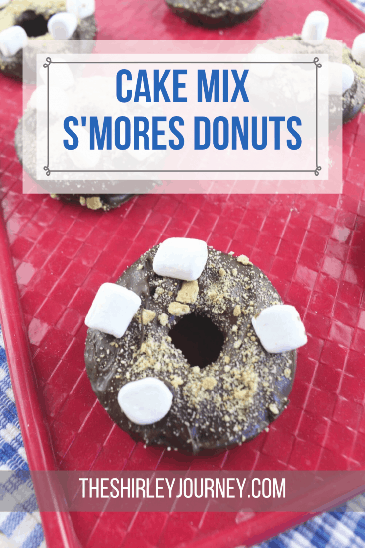 Cake Mix S'mores Donuts