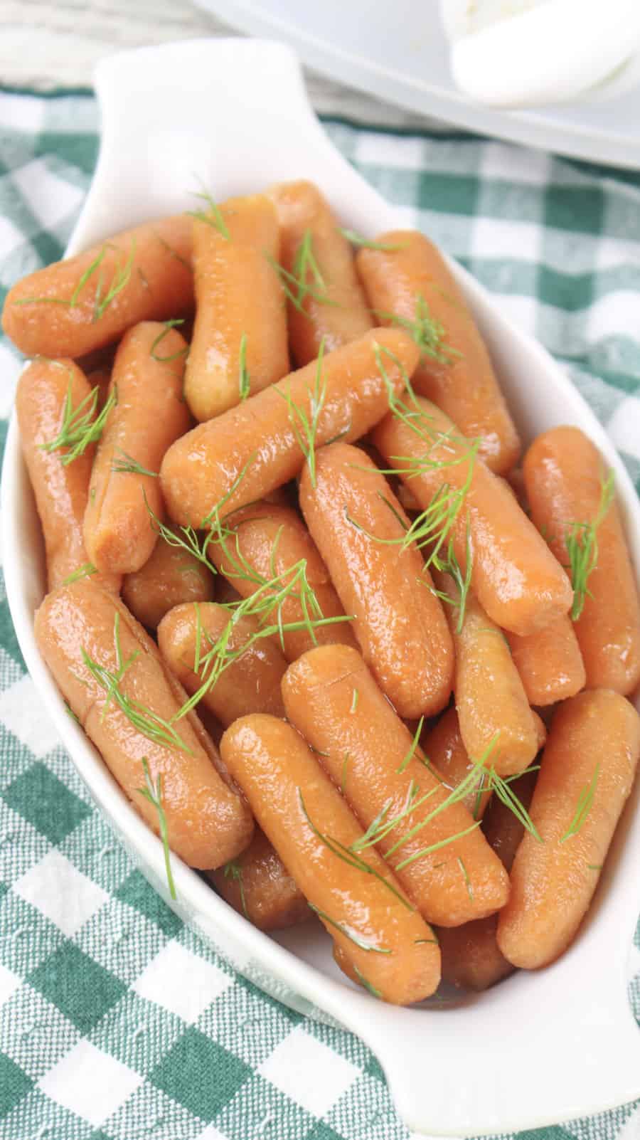 Honey and Brown Sugar Glazed Slow Cooker Carrots The Shirley Journey