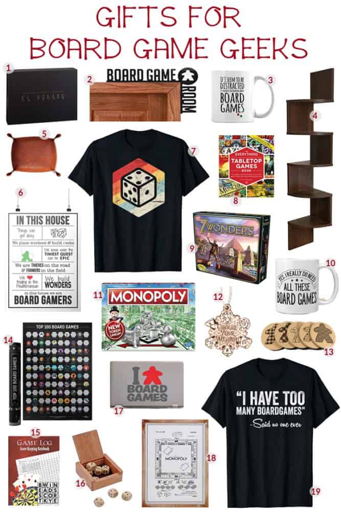 Gifts for Board Game Geeks The Shirley Journey