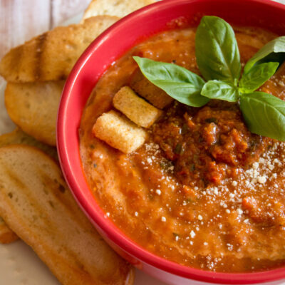 Roasted Tomato Basil Soup